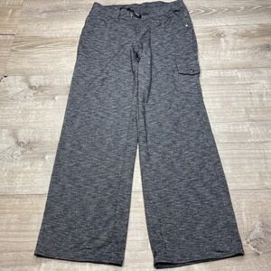 Kuhl Mova Pants Womens 10 Short Charcoal Heather Wide Leg Cargo Hiking Travel